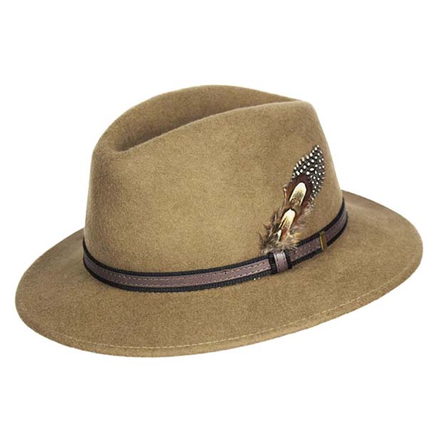 UNISEX FEDORA WOOL HAT