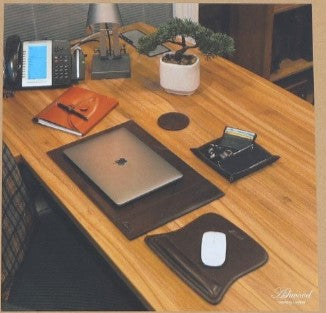 LUXURY LEATHER DESK SET