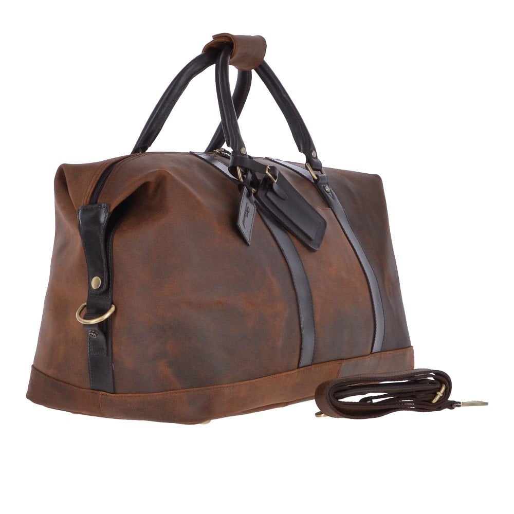 OXFORD LARGE LEATHER HOLDALL