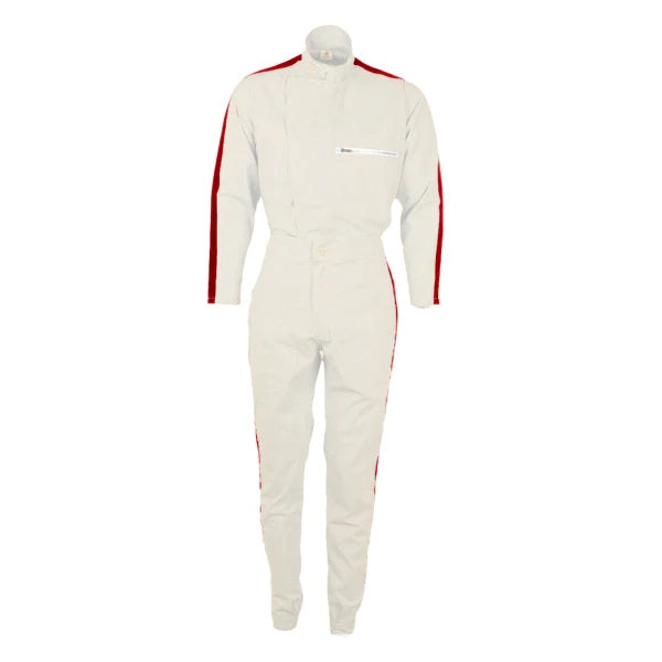 TWO PIECE VINTAGE RACE OVERALLS